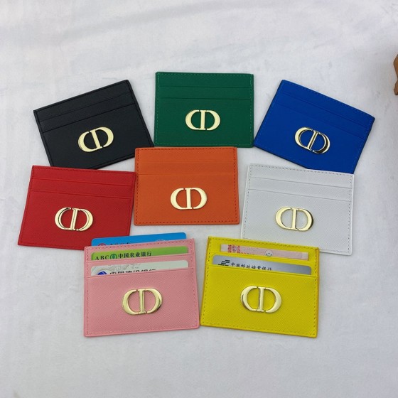 Fashion Leather Card Holder Storage Bank Credit Cash Card ID Card Passport Holders Bag Organizer Case Wallet Pocket Purse